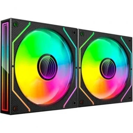 Mars Gaming Kit 2 Ventiladores Auxiliar MF-3D Pro Negro 120mm ARGB Control Remoto Mars Gaming Kit 2 Ventiladores Auxiliar MF-3D Pro Negro 120mm ARGB Control Remoto
